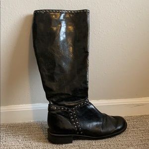 Women’s black tall dress/casual boots